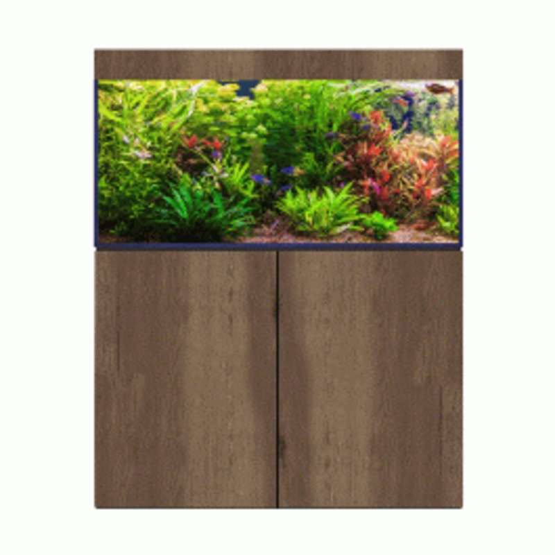D&D Aqua-Pro Freshwater 1200 Aquarium and Tobacco Oak Cabinet