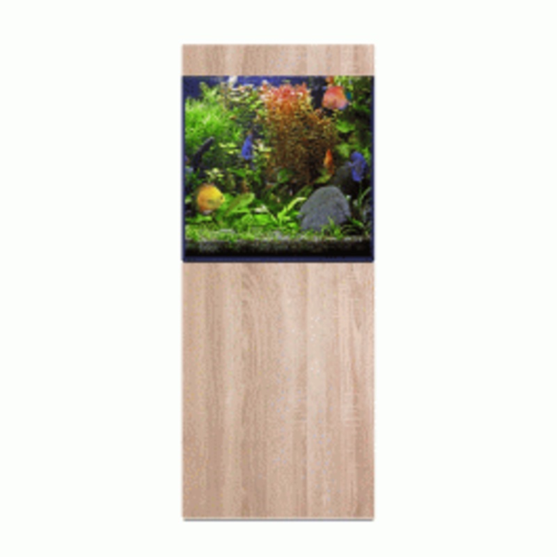 D&D Aqua-Pro Freshwater 600 Aquarium and Platinum Oak Cabinet