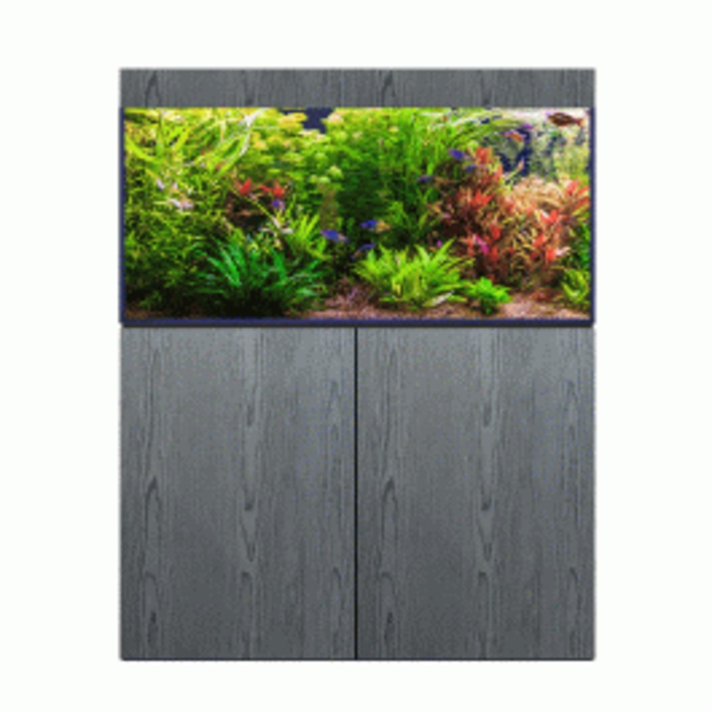 D&D Aqua-Pro Freshwater 1200 Aquarium and Carbon Oak Cabinet