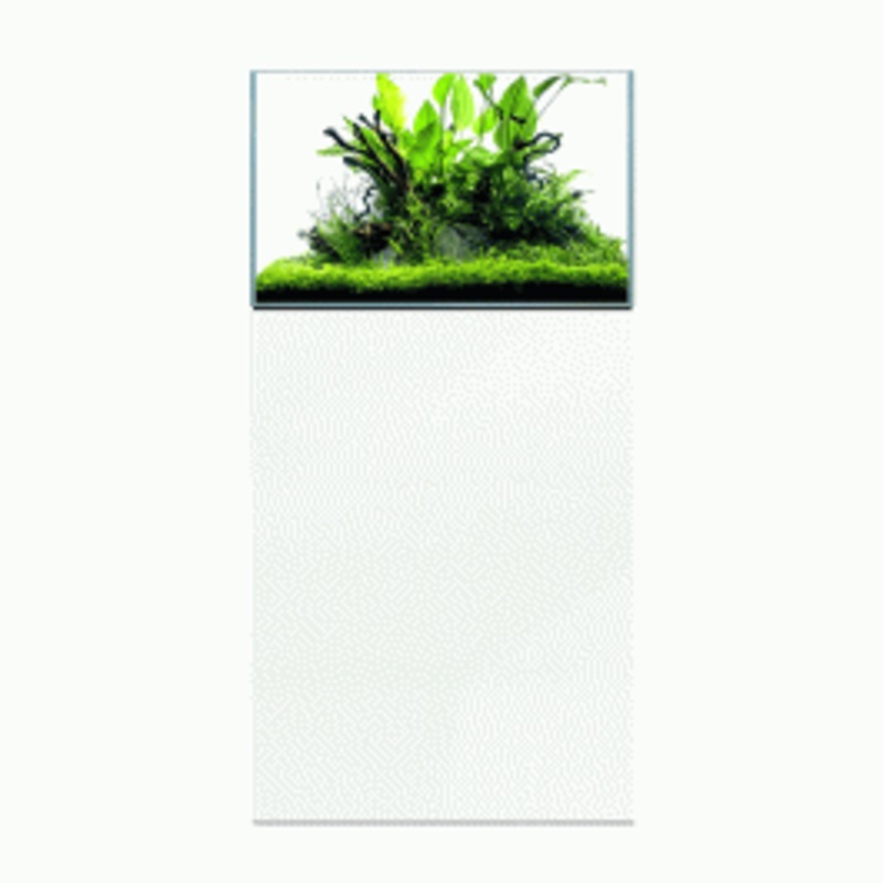 D&D Aqua-Pro Aquascaper 600 Aquarium and Ultra-Gloss White Cabinet