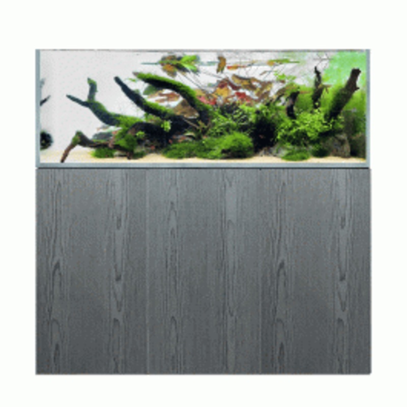 D&D Aqua-Pro Aquascaper 1500 Aquarium and Carbon Oak Cabinet