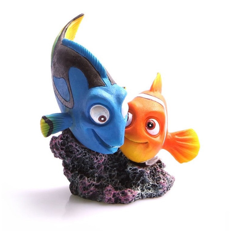 Aqua One Ornament Blue Tang And Clownfish (37167)