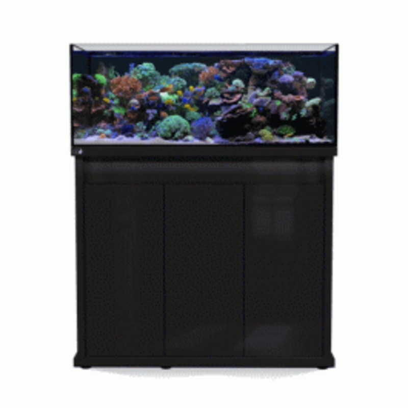 D&D Reef-Pro 1200 Aquarium with Gloss Black Cabinet