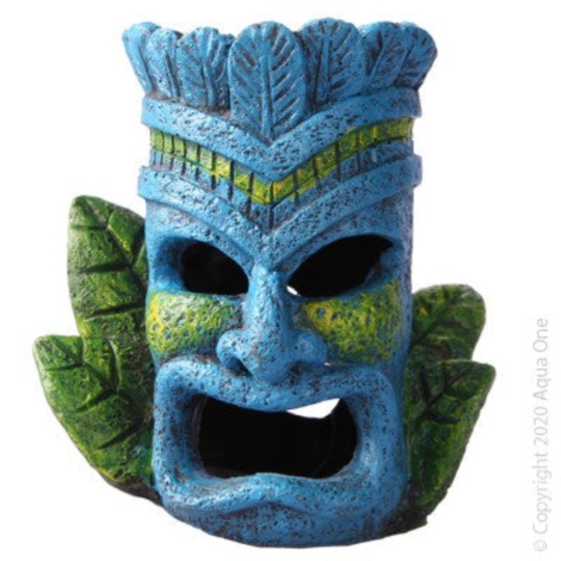 Aqua One Ornament Tiki Head Small 9x7x11cm (36983)