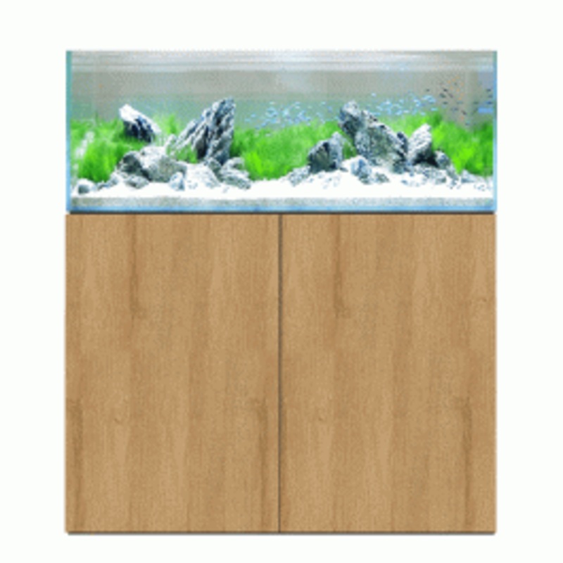 D&D Aqua-Pro Aquascaper 1200 Aquarium and Natural Oak Cabinet