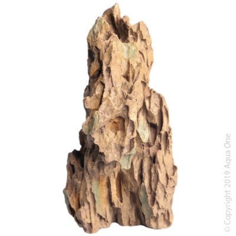 Aqua One Ornament Petrified Wood Cave Style 13x14x24.6cmh (37870)