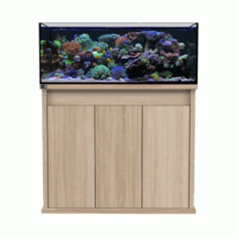 D&D Reef-Pro 1200 Aquarium with Platinum Oak Cabinet