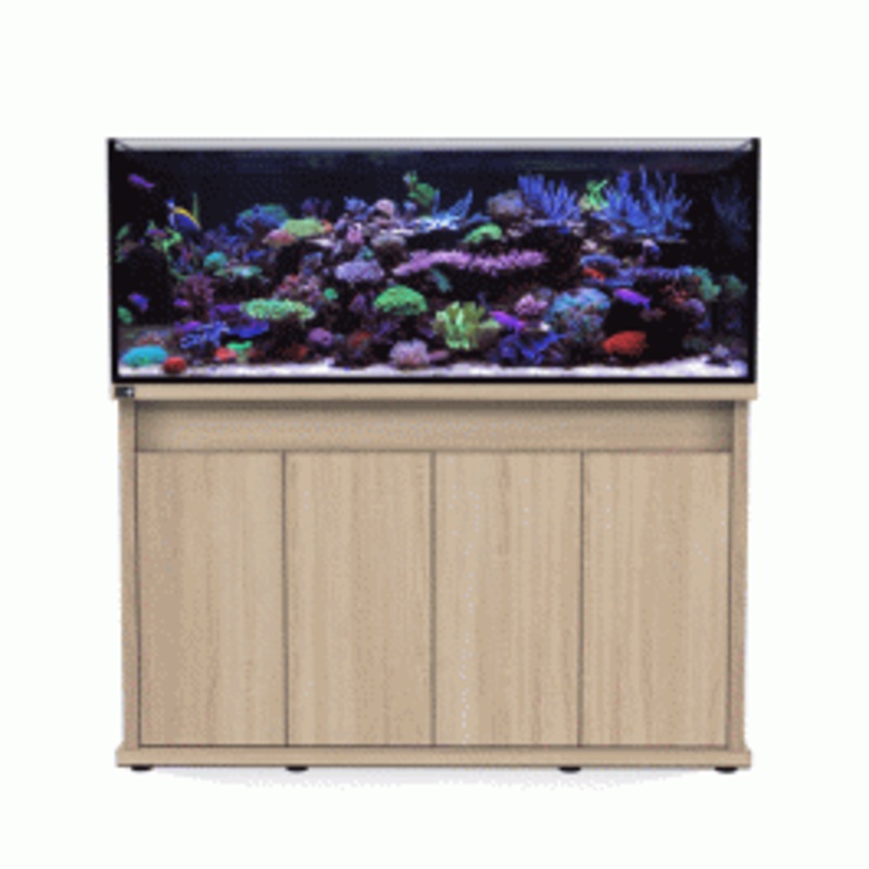 D&D Reef-Pro 1500S Aquarium Platinum Oak Cabinet
