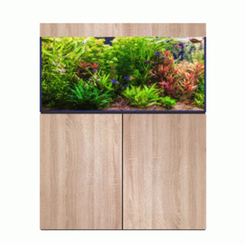 D&D Aqua-Pro Freshwater 1200 Aquarium and Platinum Oak Cabinet