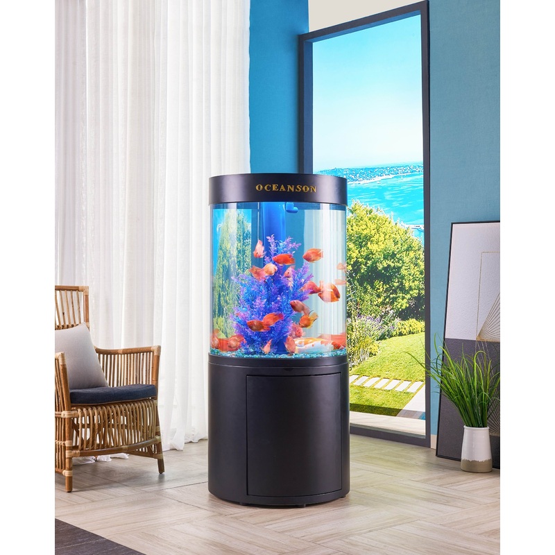 Oceanson V5-068M 68cm Diameter x 108cm / 65cm Aquarium, Stand and Sump