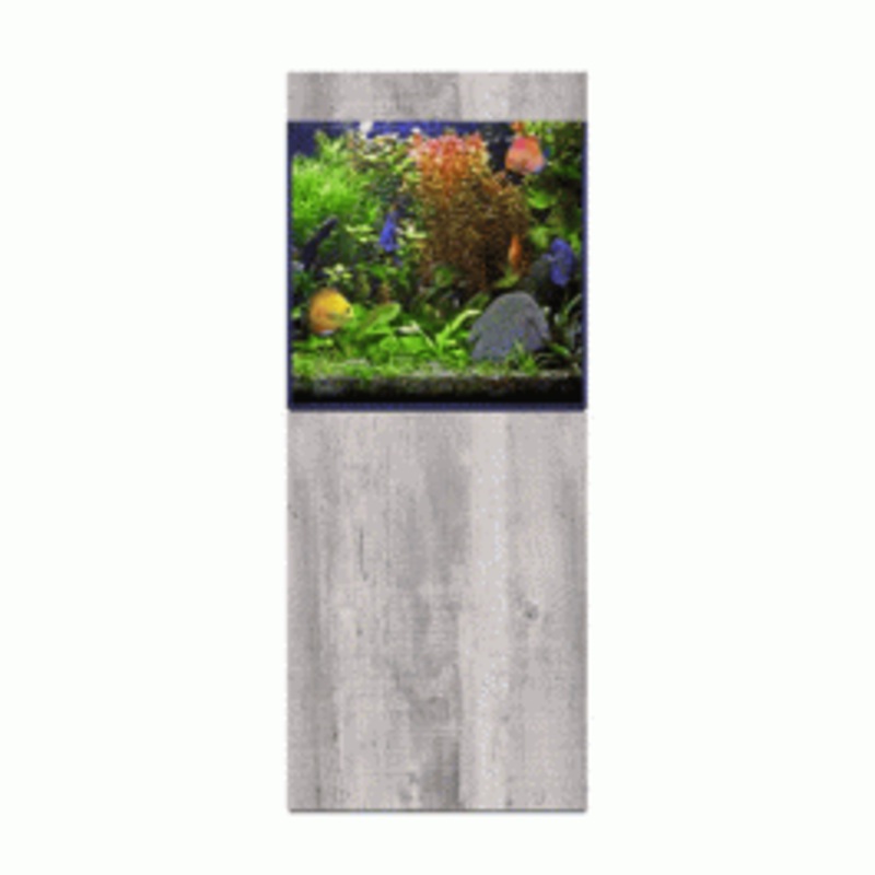 D&D Aqua-Pro Freshwater 600 Aquarium and Driftwood Concrete Cabinet
