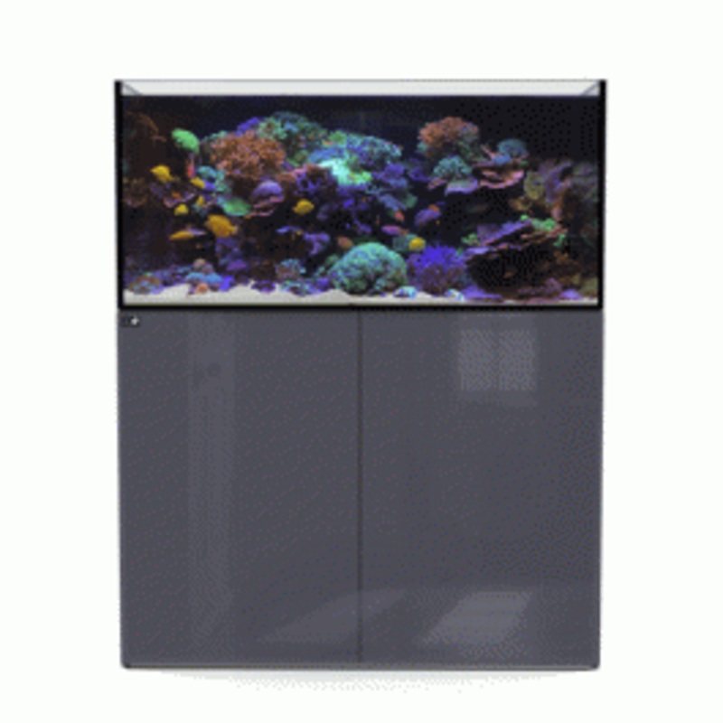 D&D Aqua-Pro Reef 1200 Aquarium and Ultra-Gloss Anthracite Cabinet