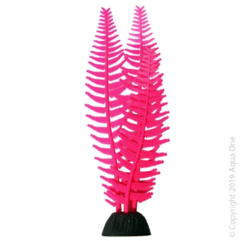 Aqua One Flexiscape Medium Feather Algae Pink