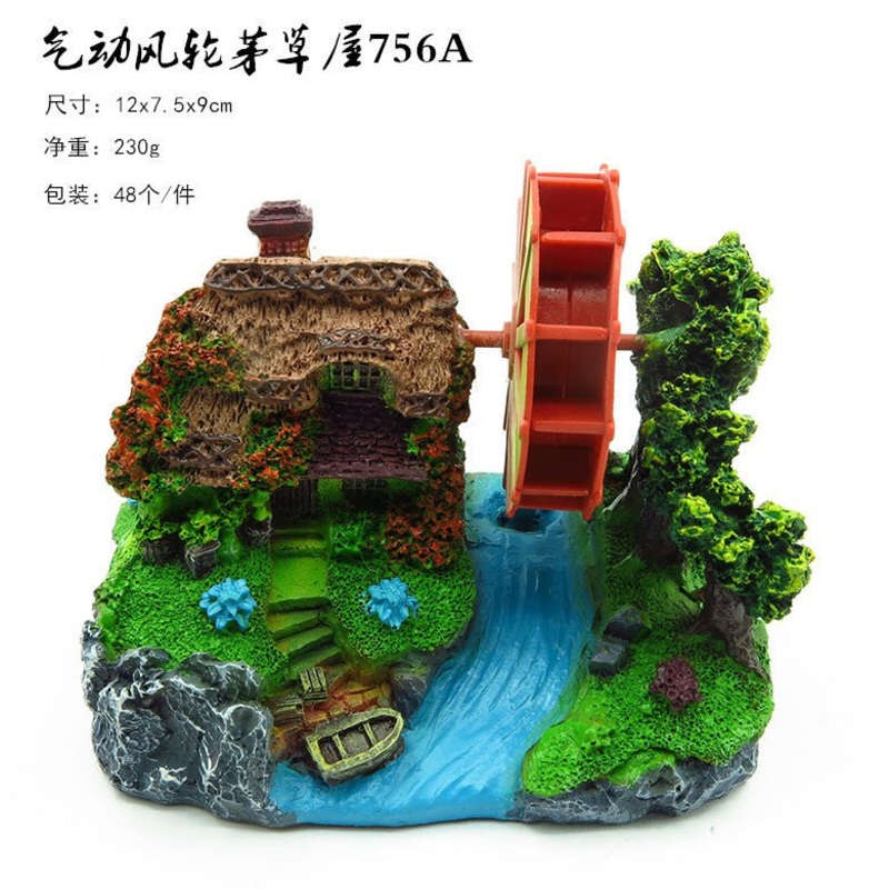Zhen De Decoration – Water Wheel Cottage – 756A